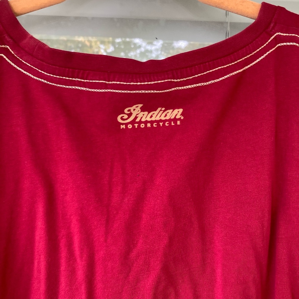 Indian Scout Red Men's T-Shirt 2XL - Picture 9 of 11